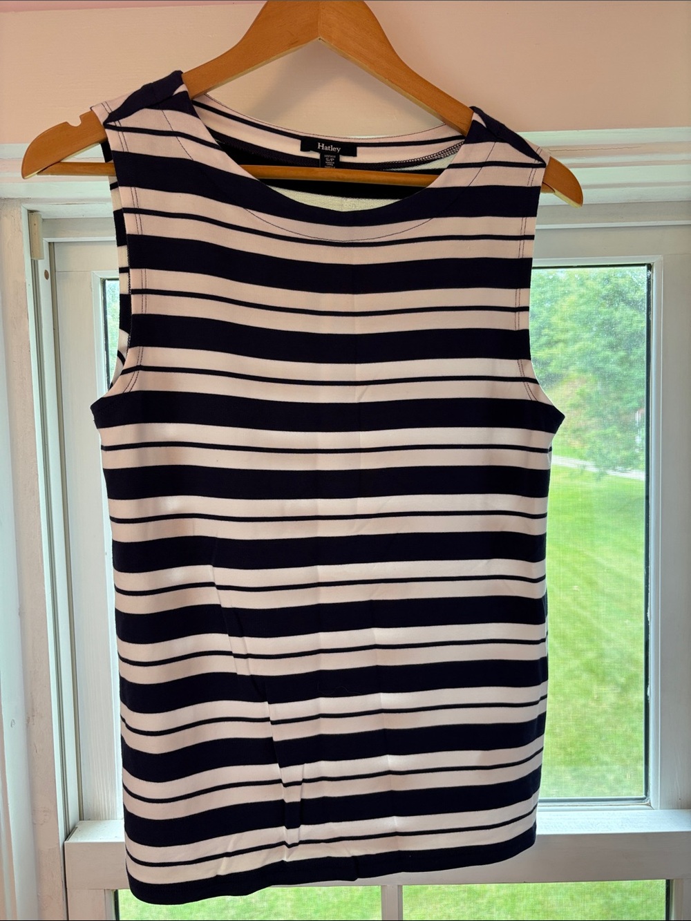 Hatley Navy and White Striped Sleeveless Tank